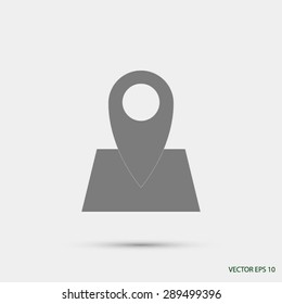 Pin on the map icon