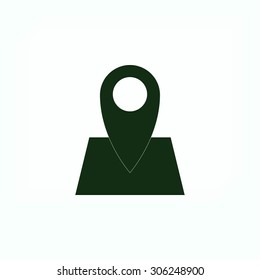 Pin on the map icon