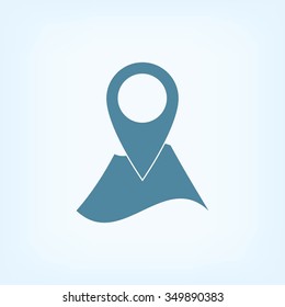 Pin on the map icon