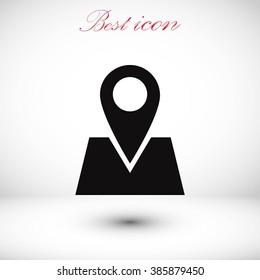 Pin on the map icon