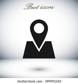Pin on the map icon