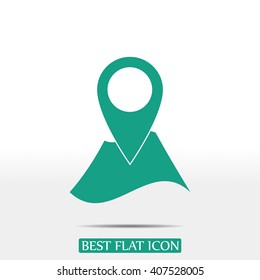 Pin on the map icon