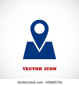 Pin on the map icon