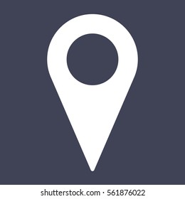 Pin on the map icon.