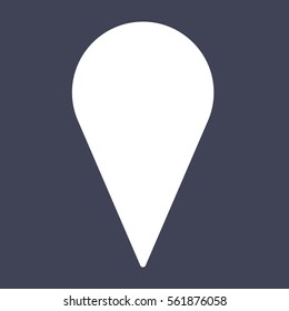 Pin on the map icon.