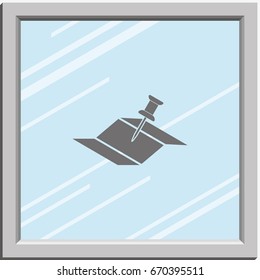 Pin on the map icon.