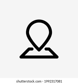 Icono de Pin on Map, es genial para medios sociales, afiches, folletos, invitaciones, etc.