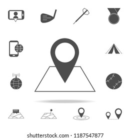 pin on the map icon. web icons universal set for web and mobile