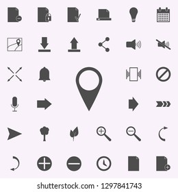 pin on the map icon. web icons universal set for web and mobile