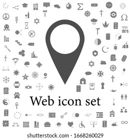 pin on the map icon. web icons universal set for web and mobile