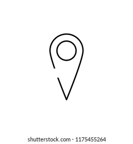 pin outline icon