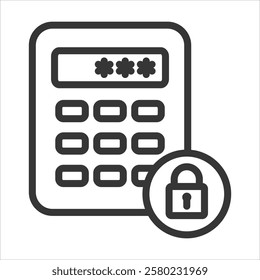 Pin Outline Icon Vector Illustration