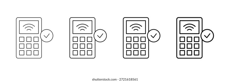 Vector de los iconos del cojín del Pin fijado en diverso estilo de la línea del movimiento