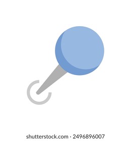 Pin Paper Clip Vector Illustration