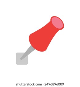 Pin Paper Clip Vector Illustration