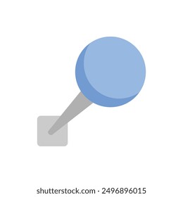 Ilustración vectorial de Clip de papel Pin