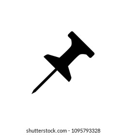 pin paper icon. Element of web icon for mobile concept and web apps. Isolated pin paper icon can be used for web and mobile. Premium icon on white background