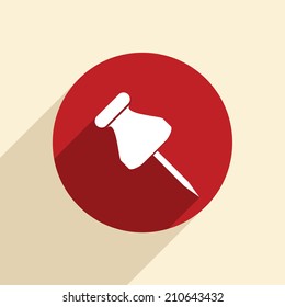 pin for papers sign.