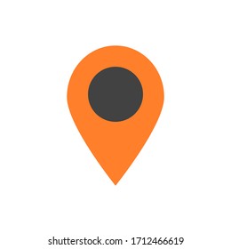 pin point icon isolated on white background. vector illustration