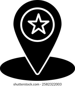 Pin Point Icon Symbol Art Sign