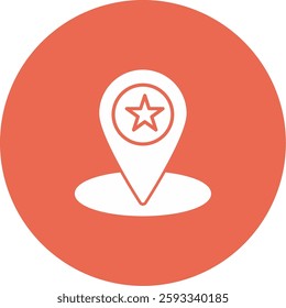 Pin Point Icon Symbol Art Sign