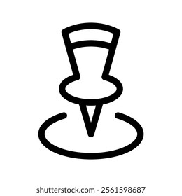 Pin Point Icon Vector Symbol Design Illustration