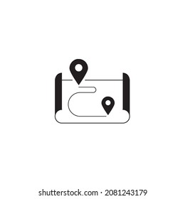 Pin point icons symbol vector elements for infographic web