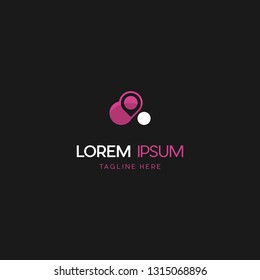 Pin Point Location Abstract Creative Icon Modern Business Logo