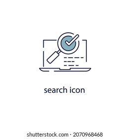 Punto de anclaje, la ubicación se puede utilizar para la compañía, el icono y otros. Icono sencillo con dos colores
