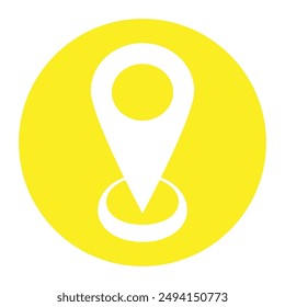 Pin Point Logo can be used for company, icon, and map pointer, GPS , mark , vector design eps 10