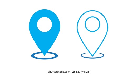 Pin Point Logo can be used for company, icon, and others.