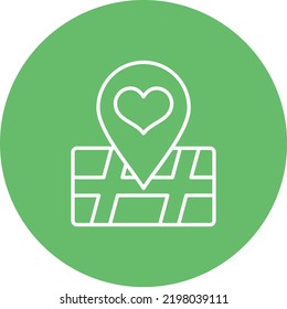 Pin Point vector icon. Can be used for printing, mobile and web applications.
