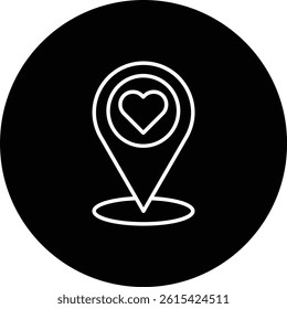 Pin Point vector icon. Can be used for printing, mobile and web applications.