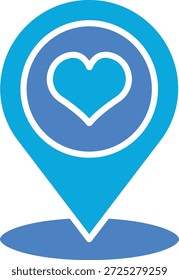 Icono de Vector de Pin Point. Se puede utilizar para aplicaciones de impresión, móviles y de Web.