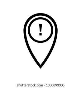 Pin Pointer Icon Vector