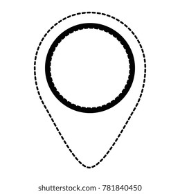 pin pointer location with arrow