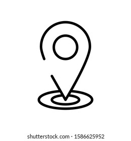 pin pointer location guide icon vector illustration design