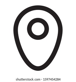 pin pointer location guide icon vector illustration design