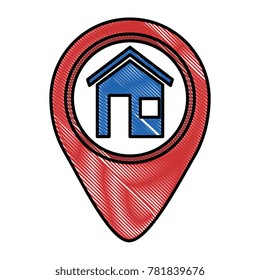 pin pointer location with house