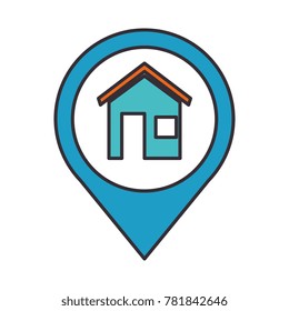 pin pointer location with house