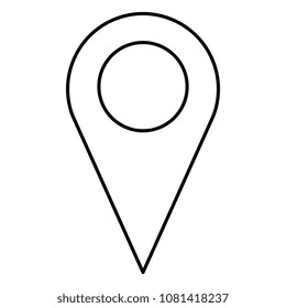 pin pointer location icon