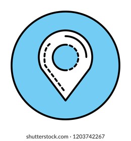 pin pointer location icon
