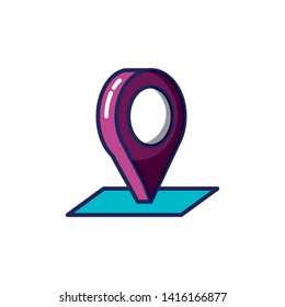 pin pointer location icon vector ilustration