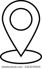 Pin pointer location icon vector . Location, pin, pointer icon symbol design