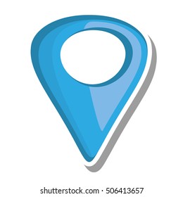 pin pointer location icon vector illustration design