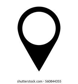 pin pointer location icon vector illustration design