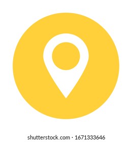 pin pointer location isolated icon vector illustration design