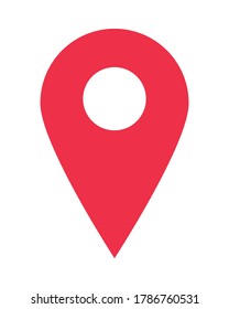 pin pointer location isolated icon vector illustration design