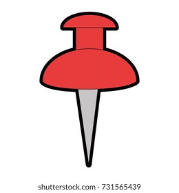 pin pointer location isolated icon