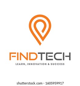 Pin, Pointer, Location Logo Vector